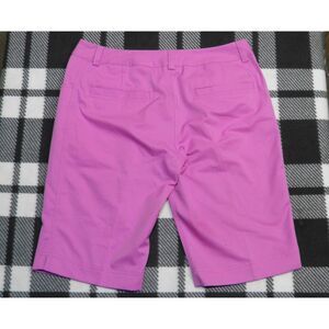 Adidas Climalite Fuschia Pink Golf Bermuda Shorts Athletic Women's Size 6